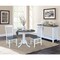 International Concepts Round 42 in. Dual Drop Leaf Dining Table with 2 Slat Back Chairs - 3 Piece Dining Set, 42 in W K05-42DP-C465P - alternate 7